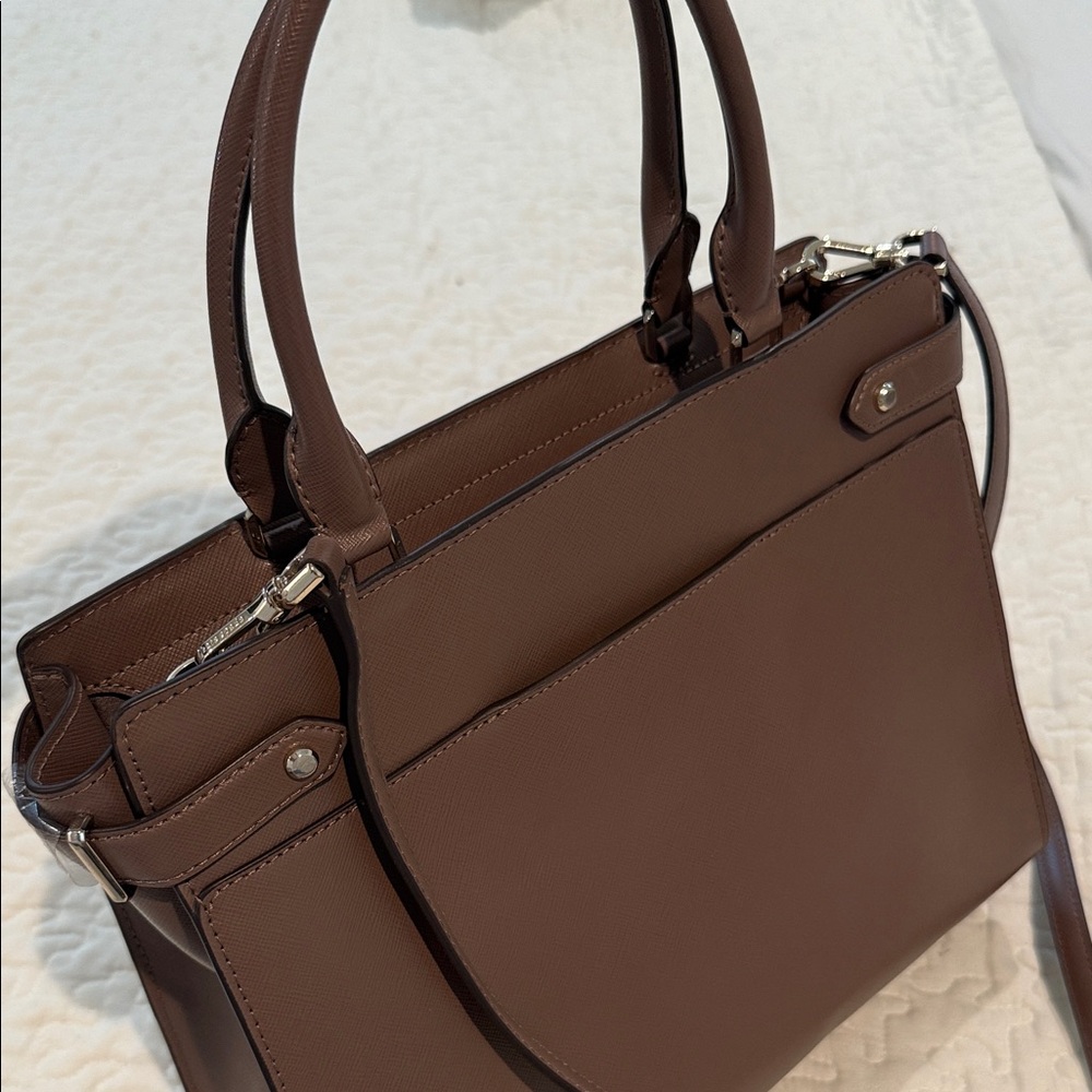 NWOT Kate Spade Chocolate Brown Satchel - Picture 4 of 9